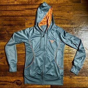 Colosseum ~ Women’s Large ~ Gray & Orange Texas Longhorn Austin College Jacket
